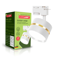 Світильник трековий Eurolamp Golden edge лампу GX53 IP20 білий LHT-GX53(white)G