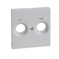 Панель розеток TV+FM Merten SM MTN299925 білий активний