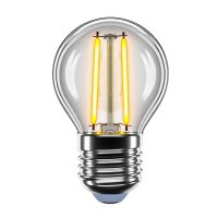 LED лампа Velmax V-FILAMENT-G45 6W E27 4100K 21-41-52