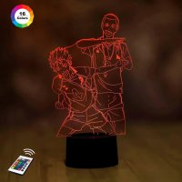 3D світильник "Нишинова Юу та Танока Рюноска" з пультом+адаптер+батарейки (3ААА) 59874ИИИ