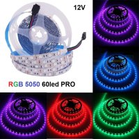 LED стрічка LT SMD5050 60шт/м 15W/м 12V IP20 RGB 92094