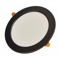 LED cветильник Lebron L-DR-124BL 12W 4000К круг черный 12-08-40