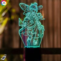 3D світильник GENSHIN IMPACT "Каеда Казуха" з пультом+адаптер+батарейки (3ААА) 45757541