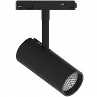 Магнитный трековый LED светильник Feron MGN303 10W 4000К 35 градусов черный (MGN303-41946) 7623