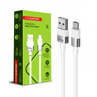 Кабель з'єднувальний зарядний Euroelectric USB-A to Type-C 1м Cable-A-C