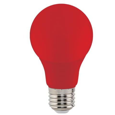 Світлодіодна лампа Horoz червона А60 3W E27 001-017-0003-031