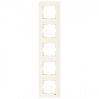 Рамка 5-я вертикальная Viko Karre кремовая (90960234)