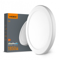 LED cветильник Videx DL6R 18W 3000-4000-6500K  встраиваемый круглый VL-DL6R-18CW
