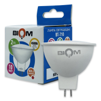 Світлодіодна LED лампа Biom MR16 10W GU5.3 4500K BT-710