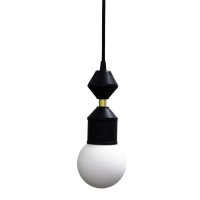 Підвісний світильник PikArt Dome lamp 4844 26см Чорний