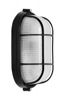 Светильник MAGNUM MIF 022 NEW 60W E27 черный (овал с реш.) 90016370