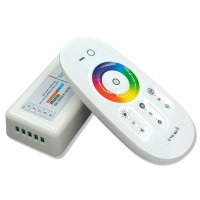 Контролер з пультом OEM RGBW 288W 24A 24А-2.4G-Touch білий (6A*4каналу) 3833