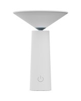 Настільна LED лампа акумуляторна Kloodi 5W 2700K/4000K/6500K IP20 білий TA-5V RIO CCT WH