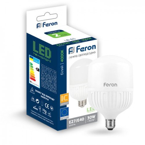 Світлодіодна лампа Feron LB-65 30W E27-E40 4000K
