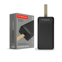 Портативное зарядное устройство (повербанк) TITANUM 914 Black 30000mAh TPB-914-B