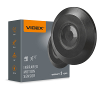 Датчик движения и освещенности Videx 800W IP20 инфракрасный черный VL-SPC05B