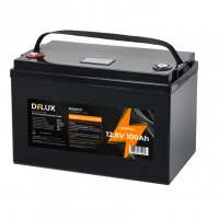 Акумулятор Delux LiFePO4 літій залізо фосфатний 12.8В 100 Аг 90023747