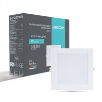 LED светильник Ledcoin AL513 8W 6500К встраиваемый белый 8212