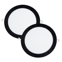 Мультипак LED cветильник встраиваемый Евросвет NOAS YL10-1800-S 18Вт 6500К черный 000059928