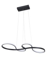 LED світильник підвісний Goldlux Salsa 38W 4000K чорний 331090