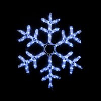 Led гирлянда DELUX Motif Snowflake 120шт 0,5м белый 90012963