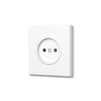 Розетка Videx Nota одинарна без заземлення біла VF-NT-SK1-WH