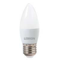 Світлодіодна LED лампа Lebron L-С37 8W Е27 6500K 11-13-59