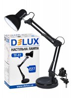 Настільна лампа DELUX TF-07 E27 чорний 90012375