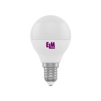 LED лампа ELM D45 5W PA10 E14 4000K 18-0046