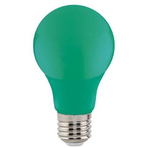 Світлодіодна лампа Horoz зелена А60 3W E27 001-017-0003-041