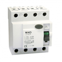 Автоматический выкл. VIKO 4P 63A 300мA (VTR4-63300)