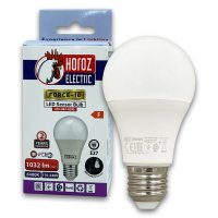 LED лампа с датчиком движения Horoz "FORCE - 10" 10W 6400К A60 E27 с сумеречным датчиком 001-067-0010-010