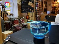 3D світильник "Барабан" з пультом+адаптер+батарейки (3ААА) 11-015