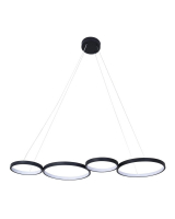 LED світильник підвісний Goldlux Flamenco 42W 4000K чорний 331021