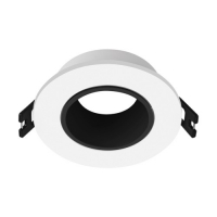 LED світильник точковий Feron DL0375 поворотний під лампу MR16/G5.3 білий-чорний без лампи (01784) 7145