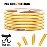 LED стрічка LT COB 720шт/м 8W/м 24V IP20 3000К 91107