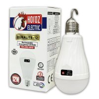 Світлодіодна акумуляторна LED лампа Horoz DURALITE-12 12W E27 6400K 001-092-0012-010