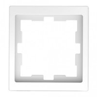 Рамка 1-постова D-Life "Білий лотос", MTN4010-6535