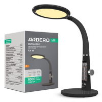 Настільна LED лампа Ardero DE1742ARD 12W 3000-6000К чорна 8785
