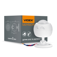 Датчик руху Videx 360° 1200W IP20 білий VL-SPS27W