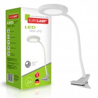 Настільний LED світильник Eurolamp 6W 5000К білий LED-TLP-6W(white)