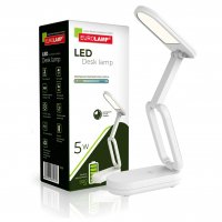 Настольная LED лампа аккумуляторная Eurolamp SMART 5W 900mAh 6000-6500К белая LED-TLB-5W(white)