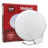 LED светильник Vestum круг "без рамки" 36W 4100К 1-VS-5509