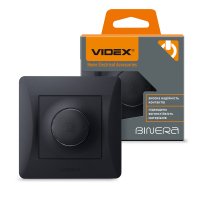 Діммер Videx Binera чорний графіт 600Вт VF-BNDM600-BG