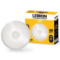 LED светильник Lebron L-WLR-S 10W 4100K с датчиком движения 15-36-43