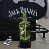 3D светильник "Виски" с пультом+адаптер+батарейки (3ААА) 03-080