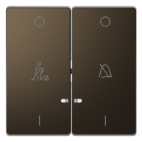 Клавіша 2-а D-Life LED дзвінок/покоївка «Мокко» MTN3429-6052