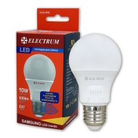 LED лампа с датчиком движения Electrum A60 10W E27 4000K LS-33MS Elegant A-LS-1970