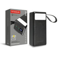 Портативний зарядний пристрій (повербанк) TITANUM SP04P Black 40000mAh TPB-SP04P-B