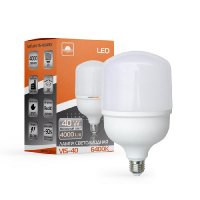 LED лампа Евросвет 40W Е27 6400K (VIS-40-E27) 000040890